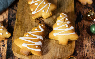 Biscuit sapin de Noël sans beurre